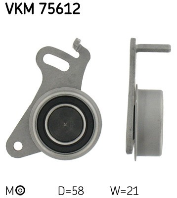 SKF VKM 75612 rola intinzator,curea distributie