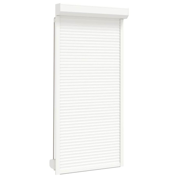 Oblon rulant, alb, 100 x 210 cm, aluminiu
