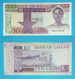 Ghana 10 Cedis 1980 &#039;Pescari&#039; UNC serie: BD6753520 p#20