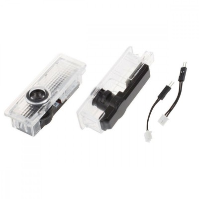 Set 2 Buc.Proiector 3D Logo BMW cu led pentru portiera foto