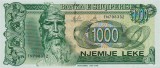ALBANIA █ bancnota █ 1000 Leke █ 1996 █ P-61c █ UNC █ necirculata