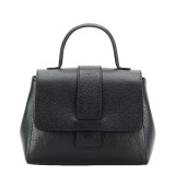 Geanta din piele naturala neagra 1047 123