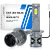 Set 2 becuri auto LED cu ventilator mini H1, canbus, 120W, BZRSH, soclu H1, 12V, 6000K