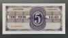 Rom&acirc;nia Tichet Navrom 5 Dollari