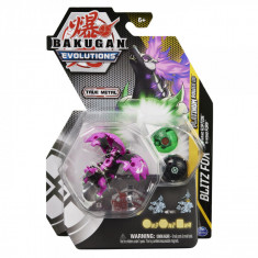 Bakugan Platinum Powerup S4 Blitz Fox Nano Riptide Si Nano Fury foto