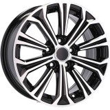 Set jante Kormetal R16 5x108 compatibil Citroen, Fiat, Opel, Peugeot, Ford, Jaguar, Land Rover, Volvo 2 culori Negru+Diamond Cut