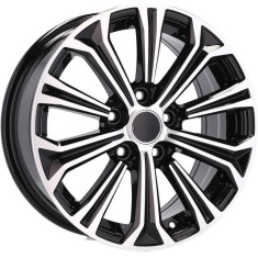 Set jante auto Kormetal R16 5x108 7J ET35 Negru+diamond cut