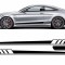 Stickere Laterale MERCEDES C-Class C205 Coupe A205 Cabriolet (2014-up) C63 Design Negru Lucios Performance AutoTuning