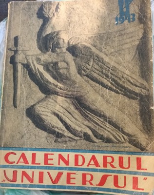 CALENDARUL UNIVERSUL 1943 foto