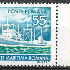 ROMÂNIA 1970 - LP 736 - 75 ANI DE NAVIGAȚIE MARITIMĂ ROMÂNĂ - SERIE MNH