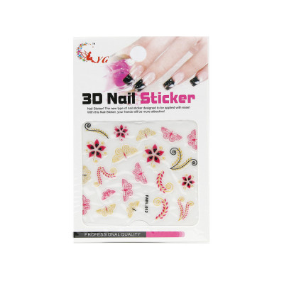 Abtibild unghii 3D, Nail Sticker FAM-012 foto