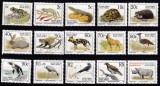 DB1 Fauna Africana 1993 Africa de Sud 15 v. MNH fara 55c 75c R10., Nestampilat