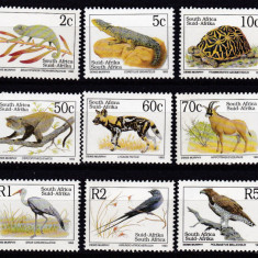 DB1 Fauna Africana 1993 Africa de Sud 15 v. MNH fara 55c 75c R10.