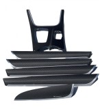 NEW ORIGINAL CARBON TRIM INTERIOR STRIPES SET BMW X3 X4 F25 F26 51952358300 2358300