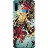 Husa silicon pentru Huawei P30 Lite, Complex Abstract Colorful 3D Drawing