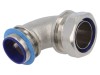 Conector unghi 90&deg; metric exterior nerotativ HELLERMANNTYTON M40 IP68