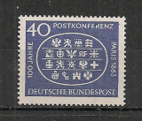 Germania.1963 100 ani Conferinta Postala Internationala MG.175, Nestampilat