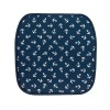 Perna pentru scaun, 39x39 cm, Albastru cu ancore, Poliester, ATU-081949, Oem