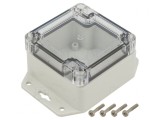 Carcasă universală ABS gri deschis 75x75x45mm