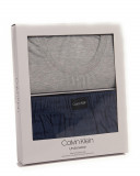 Cumpara ieftin Set Pijama Calvin Klein Comfort Fleece pentru barbati, marimea M, Grey/Denim