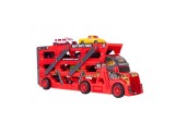 Set camion de remorcare cu 3 nivele, 8 masini, MalPlay 109208