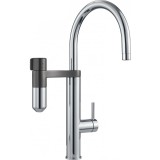 Baterie bucatarie Franke Vital, monocomanda, sistem filtrare integrat, furtun flexibil, cartus ceramic, Crom/Gun Metal