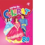 Carte de colorat cu 80 de pagini. Volumul II (pentru fete)