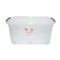 Cutie depozitare 50L cu capac si roti din plastic transparenta Cod:DISLK04 Automotive TrustedCars