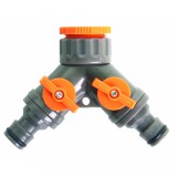 Mufa conector furtun 2 cai cu stop 1/2-3/4 Top Garden