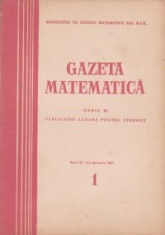 Gazeta matematica, 1/1964 foto