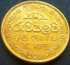 Moneda exotica 1 RUPIE - SRI LANKA, anul 2011 *cod 1770, Asia