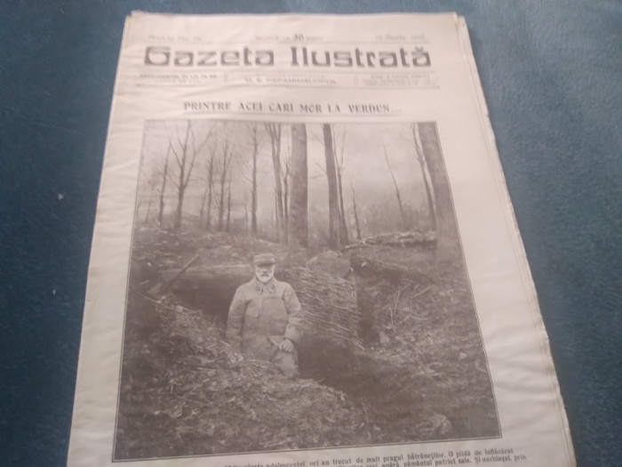REVISTA GAZETA ILUSTRATA 19 MARTIE 1916