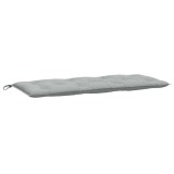 Cumpara ieftin Perna banca de gradina, melanj gri deschis, 120x50x7 cm, textil