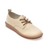 Pantofi GRYXX bej, 7112, din piele naturala