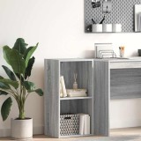 VidaXL Bibliotecă, gri sonoma, 40x30x77 cm, lemn prelucrat 857863
