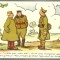 AX 96 CP VECHE INTERBELICA-UMORISTICA MILITARA - GENERAL GLUMIND CU UN SOLDAT