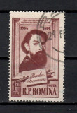 Romania1954,LP.378-100 de ani de la moartea pictorului Barbu Iscovescu,Stampilat