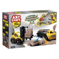 Set Vehicule Nisip, Art Craft, 9 Piese, Multicolor