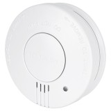 Senzor de fum Rebel cu alarma sonora si buton test, alb