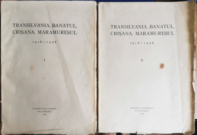 Transilvania, Banatul, Crisana, Maramuresul - 1918 - 1928 (vol. 1, 2) foto