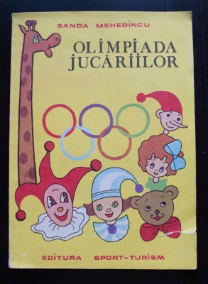 Sanda Mehedincu - Olimpiada jucăriilor (carte de colorat, 1988) foto