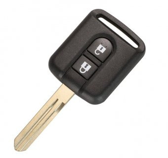 Carcasa cheie cu 2 butoane Nissan Qashqai Nissan Micra Navara Almera Tiida Model TIP 1 foto
