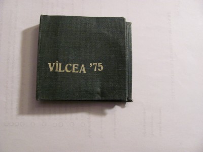 Coperta / cutie carton panzat pt medalie / placheta &amp;quot;Vilcea / Valcea &amp;#039;75&amp;quot; / RARA foto
