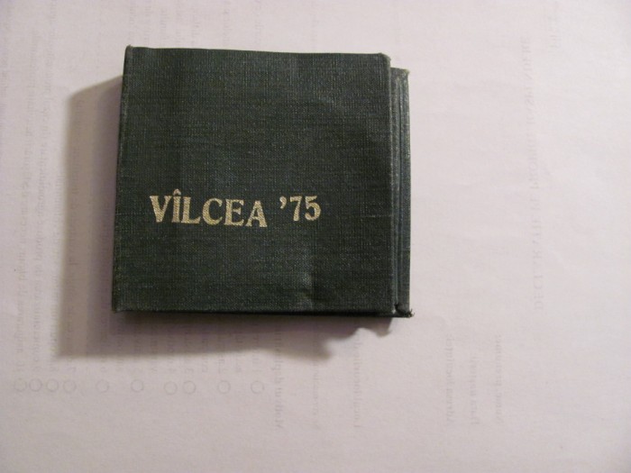 Coperta / cutie carton panzat pt medalie / placheta &quot;Vilcea / Valcea &#039;75&quot; / RARA