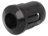 Suport pentru LED 5 mm monobloc neagra UL94V-2 L 12.5 mm FIX&amp;FASTEN FIX-LED5-3