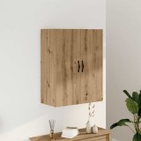 VidaXL Dulap pe perete stejar artizanal, 69,5x34x90 cm, lemn prelucrat