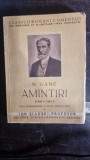 Amintiri (1848-1891) , N. Gane , 1941