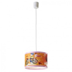 Lustra copii DacEnergy&amp;copy;, structura si dispersor fabricat din material plastic, dulie E27, 28W, 280 x 800 mm, multicolora foto