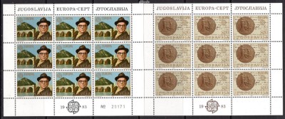 JUGOSLAVIA 1983, EUROPA CEPT, serie neuzata, MNH foto