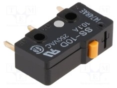 Micro&icirc;ntrerupător SNAP ACTION 10A/250VAC SPDT OMRON